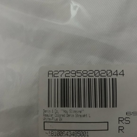 NWT DENIM & CO HOW SLIMMING STRAIGHT LEG JEANS 24W - Picture 15 of 16